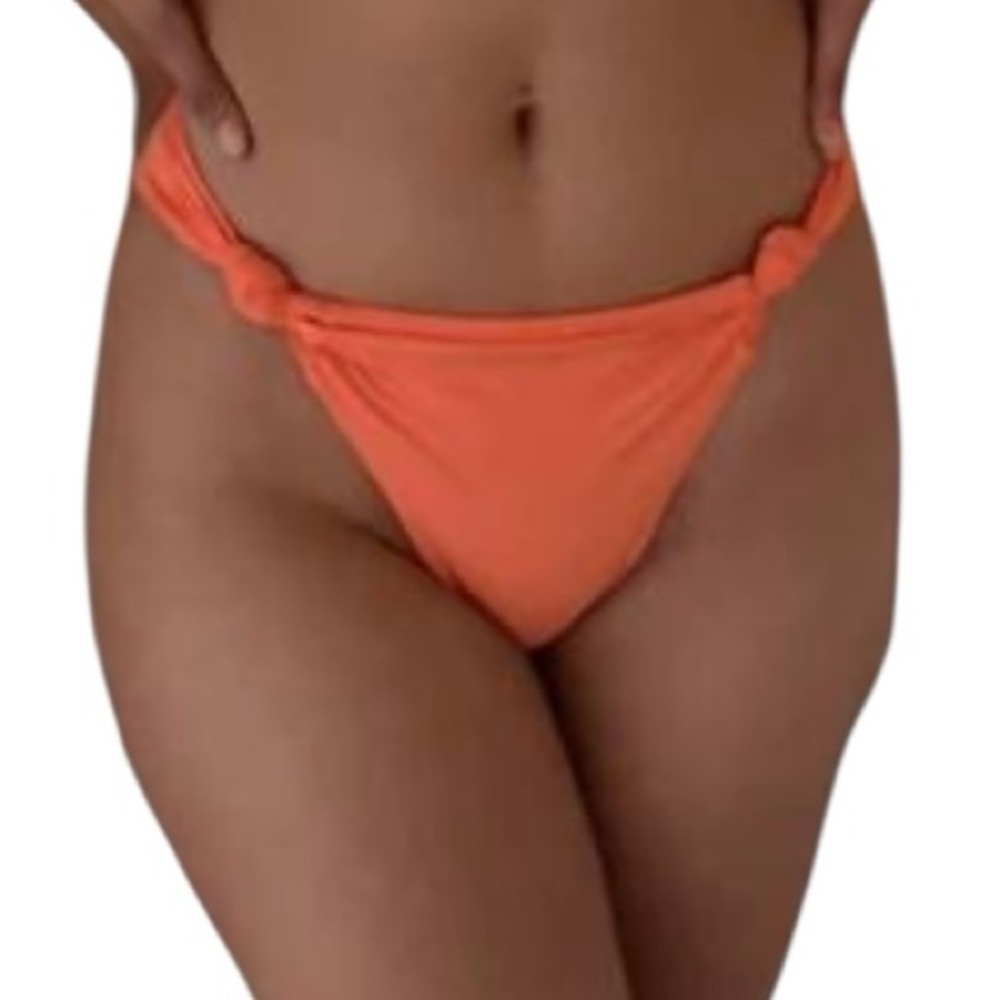 ARO SWIM eco friendly coral sanda bikini swim bottom size S in melon NWT
